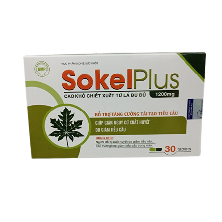 Sokel plus - Hỗ trợ tăng cường tái tạo tiểu cầu