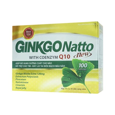  Ginkgonatto New With Coenzym Q10 Usa – Viên Uống Bổ Não