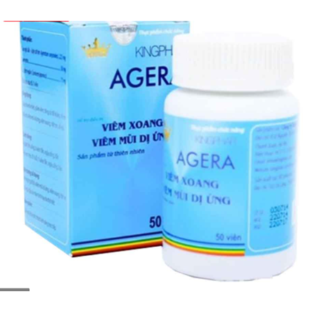 Thuốc Viên Uống Agera Kingphar - Điều trị viêm xoang