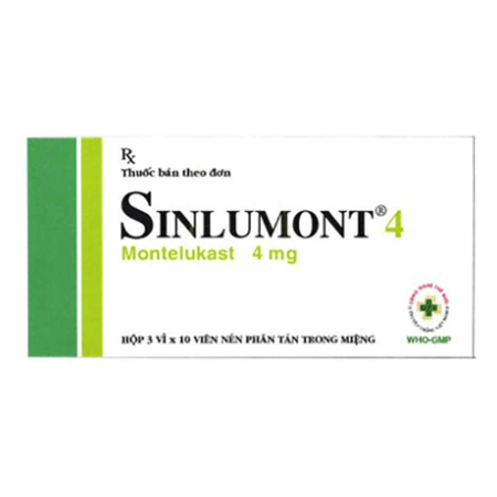 Thuốc Sinlumont 4 - Điều trị hen phế quản