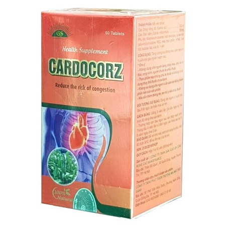 Cardocorz - Giảm đau thắt ngực