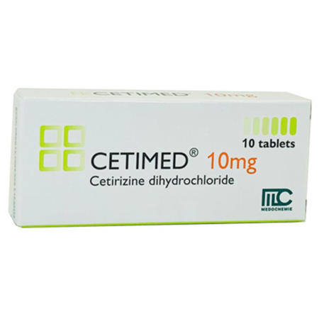 Thuốc Cetimed 10mg - Điều trị dị ứng cơ thể