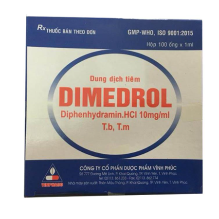 Thuốc Dimedron 1% - Chống dị ứng 