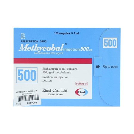 Thuốc Methylcobal Injection 500 µg - Điều trị bệnh thần kinh