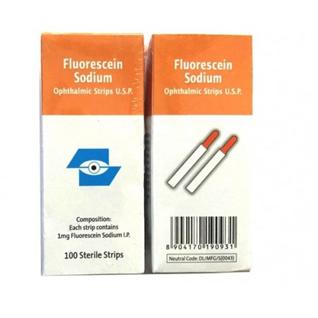 Que nhuộm Fluorescein Sodium - Điều trị bệnh về mắt