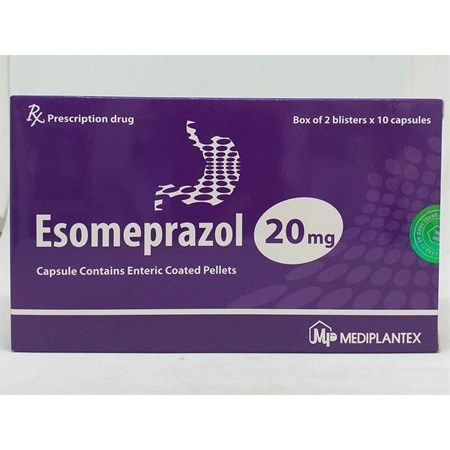 Thuốc Esomeprazol 20mg - Hỗ trợ tiêu hóa