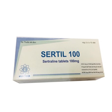 Thuốc Sertil 100-Điều trị chứng trầm cảm, rối loạn lo âu