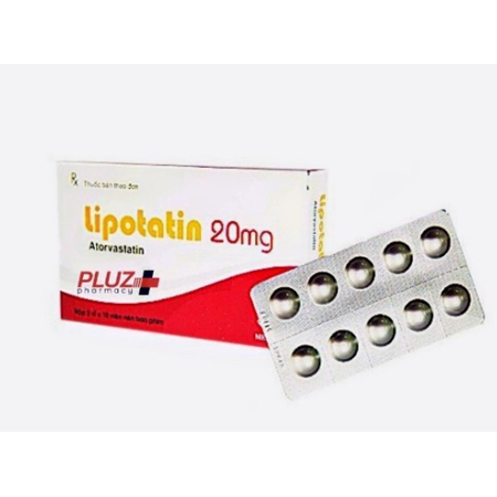 Thuốc Lipotatin 20mg trị rối loạn lipid máu