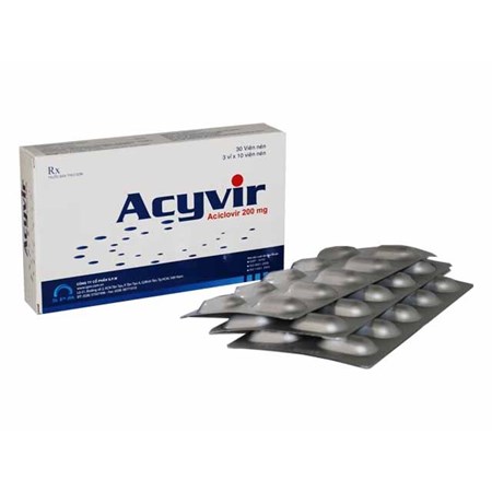 Thuốc Acyvir - Điều trị nhiễm khuẩn