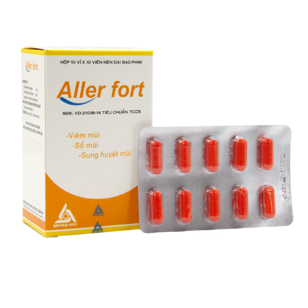 Thuốc Aller Fort  - Thuốc điều trị viêm mũi dị ứng hiệu quả
