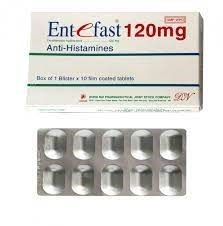 Thuốc Entefast 120mg - Điều trị viêm mũi dị ứng 