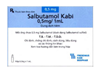 Thuốc Salbutamol Kabi 0,5mg/1ml điều trị hen, bệnh phổi tắc nghẽn mạn tính.