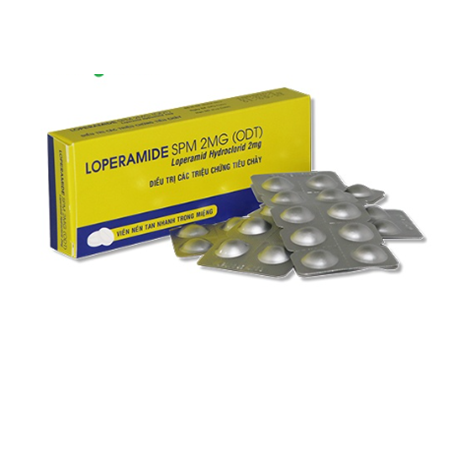 Thuốc Loperamide SPM 2mg (ODT) - Hỗ trợ điều trị tiêu chảy cấp và mạn tính hiệu quả