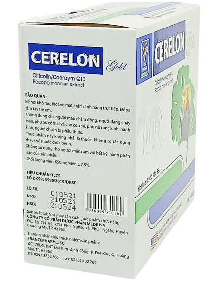 Thuốc Cerelon chứa các thành phần dưỡng chất tốt cho sức khỏe