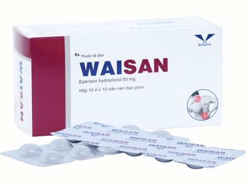 Waisan có công dụng trong điều trị các triệu chứng tăng trương lực cơ