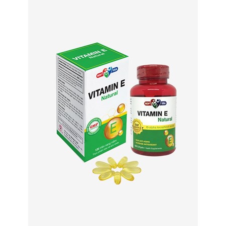 Thuốc Vitamin E Natural - Chống lão hóa, bổ sung vitamin E