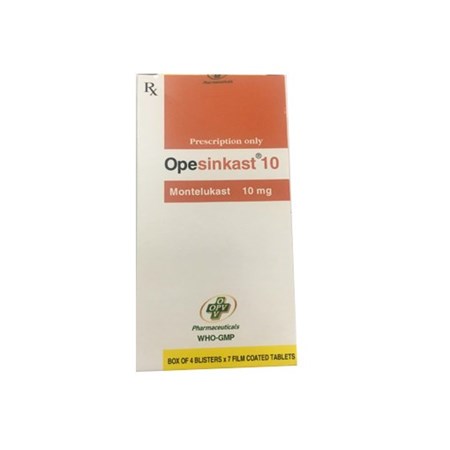 Thuốc Opesinkast 10 - Dự phòng và điều trị hen phế quản
