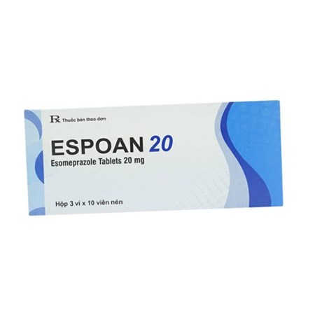 Thuốc Espoan 20 - Điều trị bệnh trào ngược dạ dày thực quản