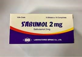 Thuốc Salbutamol 2mg - Thuốc điều trị bệnh hen phế quản