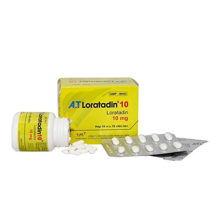 Thuốc A.T Loratadin 10 - Điều trị viêm mũi dị ứng