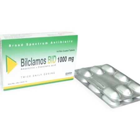 Thuốc Bilclamos Bid - Điều trị nhiễm trùng đường hô hấp