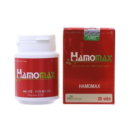 Thuốc Hamomax - Giảm mỡ máu, làm bền thành mạch