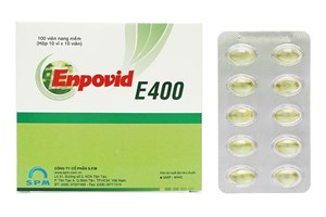Thuốc Enpovid E400 Hộp 100 Viên – Bổ Sung Vitamin E 