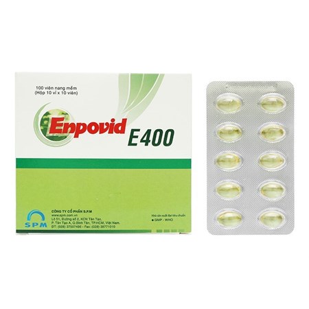  Enpovid E400 Hộp 100 Viên – Bổ Sung Vitamin E 