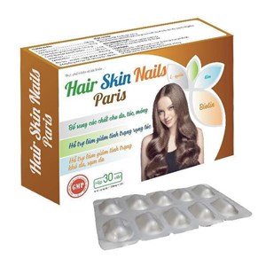 Thuốc Hair Skin Nails Paris - Bổ sung dưỡng chất cho tóc da móng