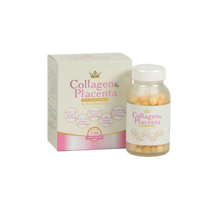 Viên uống Collagen và Placenta - Giúp da trắng sáng mịn màng