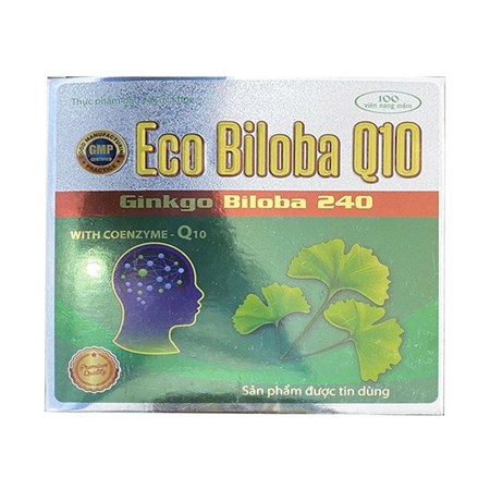 Thuốc Eco Biloba Q10 - Hoạt huyết dưỡng não