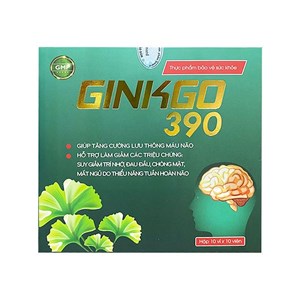 Thuốc Ginkgo 390 - Tăng Cường Lưu Thông Máu Não