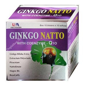 Thuốc Ginkgo natto with coenzym Q10 – Tăng cường tuần hoàn não