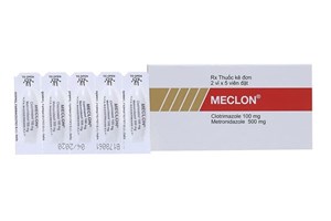 Thuốc Meclon - Viên đặt trị viêm cổ tử cung, âm đạo