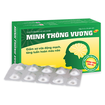 Thuốc Minh Thông Vương - Giảm Xơ Vữa Động Mạch, Tai Biến