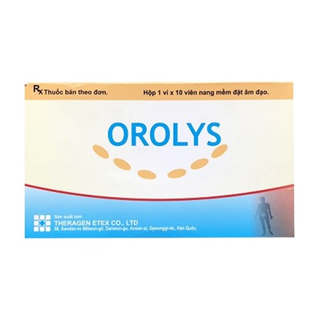 Thuốc Orolys - Viên đặt phụ khoa