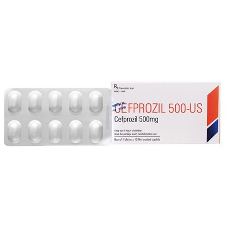 Thuốc Cefprozil 500-US - Điều trị nhiễm khuẩn