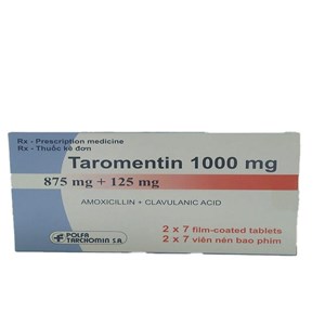 Thuốc Taromentin 1000mg - Điều trị nhiễm khuẩn