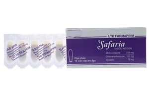 Thuốc Safaria - Viên đặt âm đạo