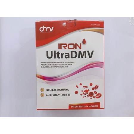 Thuốc Iron ultra DMV - Thực Phẩm bảo vệ sức khỏe