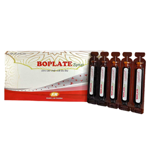 Thuốc Boplate Syrup - Hỗ trợ hạn chế nguy cơ giảm tiểu cầu