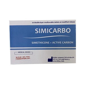Thuốc  Simicarbo - Điều trị đầy bụng khó tiêu 