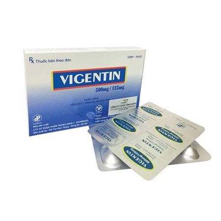 Thuốc Vigentin - Điều trị viêm xoang, viêm tai giữa