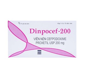 Thuốc Dinpocef 200 - Nhiễm khuẫn đường hô hấp
