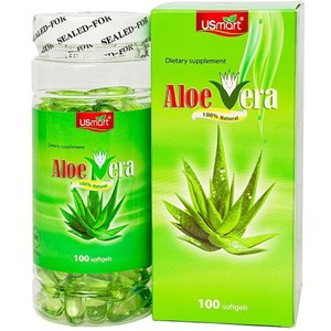 Thuốc Viên lô hội Aloe Vera 100 viên - Hạn chế lão hóa da