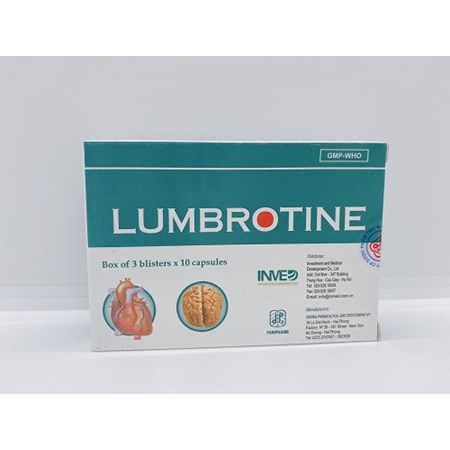 Thuốc Lumbrotine - Phòng ngừa chứng xơ vữa động mạch