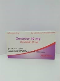 Thuốc Zentocor 40mg - Hạ cholesterol máu