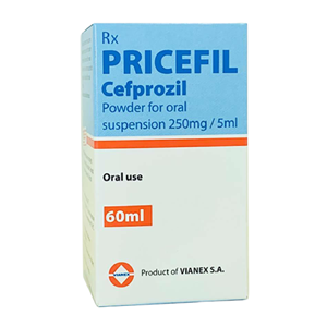 Thuốc Pricefil 60ml - Điều trị cả nhiễm khuẩn đường hô hấp trên và dưới