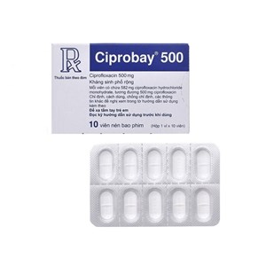 Thuốc Ciprobay 500 - Điều trị nhiễm khuẩn