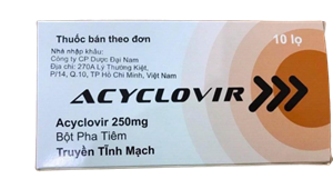 Thuốc Acyclovir 250 - Thuốc điều trị virut,herpes